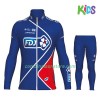 Combinaison Cycliste M/L + Collant sans Bretelles 2017 FDJ Enfant N002